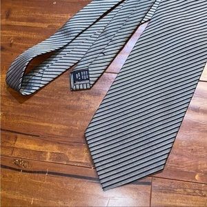 Vintage Di Moggio striped ribbed silk neck tie‎